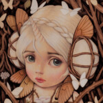 Raúl Guerra, “Butterfly Sanctuary”, Colored pencils and watercolor on 300grms paper, 9.5 x 7.9 inches, $800