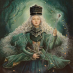 Eeva Nikunen, “Enchantress”, oil on board, 11 x 14 inches, 16 x 19 inches framed, $1400