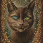Eeva Nikunen, “Familiar”, oil on board, 5 x 7 inches, 10 x 12 inches framed, $600