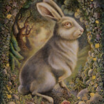 Eeva Nikunen, “Follow Me”, oil on canvas, 5 x 7 inches, 9 x 11 inches framed, $600