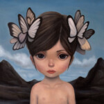 Raúl Guerra, “Omnia ab uno (everything from one)”, oil on canvas, 16 x 13 inches, $1,400