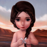 Raúl Guerra, “The Attachment”, oil on canvas on board, 17 x 15 inches, $1,500