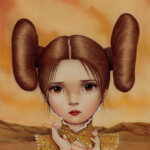 Raúl Guerra, “The Red Thread”, colored pencils on paper, 11.2 x 8.8 inches, $770