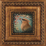 Eeva Nikunen, “Winter Breakfast”, oil on canvas, 4 x 4 inches, 9 x 9 inches framed, $400 (framed)