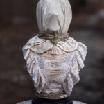 Nicolas Bruno, "Figure 3", Resin, Rope, Fabric originally used in photographs, 14 H x 7.5 W x 5 D inches, $650, Trio for $1800 (Front View)