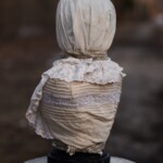 Nicolas Bruno, "Figure 3", Resin, Rope, Fabric originally used in photographs, 14 H x 7.5 W x 5 D inches, $650, Trio for $1800 (Back View)