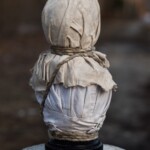 Nicolas Bruno, "Figure 2", Resin, Rope, Fabric originally used in photographs, 14 H x 7.5 W x 5 D inches, $650, Trio for $1800 (Back View)