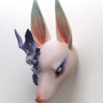 Erika Sanada, "Dreamlike”, Ceramic, cold finish, 6 x 6.5 x 11 inches, $1800 (Left View)