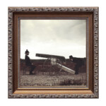 Nicolas Bruno, “Gioco”, Digital Photograph, 24 Karat Gold Leaf, Inkjet on Cotton Rag, 7 x 7 inches, Framed 9 1/4 x 9 1/4 inches, $450