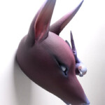 Erika Sanada, "Oracular", Ceramic, cold finish, 7 x 5.5 x 10, $1700 (Left View)