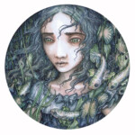 Adam Oehlers, "The Spirit of Bridge Water", watercolour, pen and pencil on 300gsm paper, 6.7 inches, $595.00