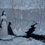 Syd Bee, “Rivus", oil on canvas, 20 x 30 inches, $1,600