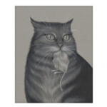 Syd Bee, "Thirster Study", graphite on paper, 10 x 8 inches, $295