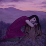 Syd Bee, "The Songstress Tree", oil on canvas, 24 x 20 inches, $1,500