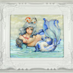 Camilla d'Errico, "Aquarius", oil on panel, 13 x 16 inches, $7000 (Framed)