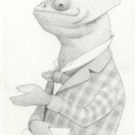 Travis Louie, “Glad to Meet You Drawing", Graphite on 100% rag paper, 8 x 10 inches, $650