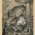 Stan Manoukian, "Keep The Fire Burning", graphite & acrylics on 250gr Teinted paper, 16.5 x 11.7 inches, $1400