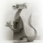 Travis Louie, “The Herbalist”, acrylic on board, 18 x 14 inches, $6250