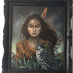 Ingrid Tusell, "Wind's Song", oil on canvas, 28 x 22 inches, $1100