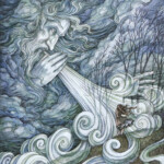 Adam Oehlers, "The North Wind", watercolour, pen and pencil on 250gsm Acid Free paper, 11 x 9 inches, $950