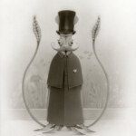 Travis Louie, “Gentleman Squid”, acrylic on board, 14 x 11 inches, $5250