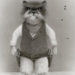 Travis Louie, “Stinky Out for Revenge 1896”, acrylic and graphite on mounted 100% rag paper, 12 x 9 inches, $2800
