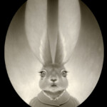Travis Louie, “Betty, the Thief of Ideas”, acrylic on board, 10 x 8 inches, $3200