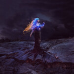Kindra Nikole, "Eviscerate", digital photograph on archival paper, mounted to wood panel, resin glazed (1/1), 20 x 24 inches, $900 | Also available: 10 x 12 inches (1/1), $450.