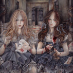 Yuriko Shirou, "Manicomio (Asylum)", mixed media, watercolor, acrylic, gouache, inks, markers, pastel and colored pencils on cardboard, 14.6 x 10.6 inches, $750
