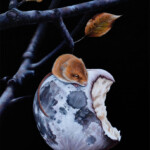 Jacub Gagnon, "Harvest Moon", acrylic on canvas, 12 x 9 inches, $1,800