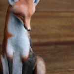 Meadow & Fawn, "Dreaming", sculpture, glass dome: hand sculpted polymer clay sculptures painted with acrylic paint, 7.5 x 5 inches, 10 x 8 inches framed, $1,600
(Alt View)