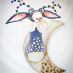 Valency Genis, "Lysithea", epoxy clay, wood, wire, glass, acrylic and oil, 18 x 14 x 13 inches, $550