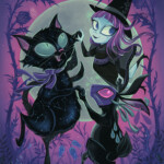 Stephanie Buscema, "The Moon Garden", gouache on watercolor paper, 13.5 x 9.25 inches, $2,500