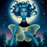 Allison Reimold, "Luna", oil on board, 14 x 11 inches, $1,200