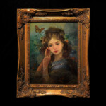 Annie Stegg Gerard, "September", oil on board, 10 x 8 inches, $3,500 (Framed)