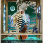 Jon Jaylo, "Unlocking A Renaissance Puzzle", oil on canvas, 36.75 x 26 inches, Please contact us to inquire.