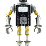 David Lipson, "Click", assemblage, mixed media, 33.5 inches, $4,200