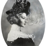 Zoé Byland, "Lady and Smoke", acrylic and airbrush, 45 x 31.25 inches, $7,800