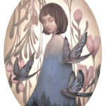 Amy Sol, "In Nocte", oil on wood panel, 14 x 11 inches, $3,500