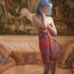Dorian Vallejo, "The Conversational Hunt", oil on panel, 24 x 20 inches, $6,400
