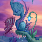 Matt Dangler, "The Enchanted Realm", oil on board, 20 x 11 inches, $2,800