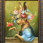 Omar Rayyan, "Flora", oil on panel, 20 x 16 inches, $7,500 (Framed)