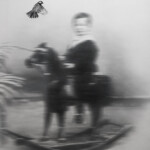 Zoé Byland, "Boy and bird out of focus", acrylic and airbrush on canvas, 31.5 x 21 inches, $4,900