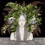 Andi Soto, "Night Tides", ink, graphite, color pencils and acrylics on heavyweight paper, 8 x 8 inches, $550