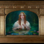 Howard Lyon, "Ophelia", oil on panel, 12 x 16 inches, $4,200 (Framed)