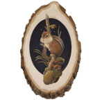Phoenix Chan, "Fortune #14", gouache and color pencils on wood, 11.5 x 7.5 inches, $270