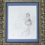 Kukula, “The Creators B Study”, 2015, graphite on paper, 17 x 14 inches, $2500
