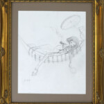 Kukula, “Alice in Chinatown Study”, 2015, graphite on paper, 17 x 14 inches, $2800