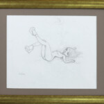 Kukula, “Recline”, 2015, graphite on paper, 14 x 17 inches, $2250
