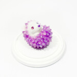 Zoë Williams, "BB ヘッジ (BB Hejji)", wool felt, resin, mixed media, 3.5 x 3 x 4 in, frame 6.5 x 7 x 7 in, $600